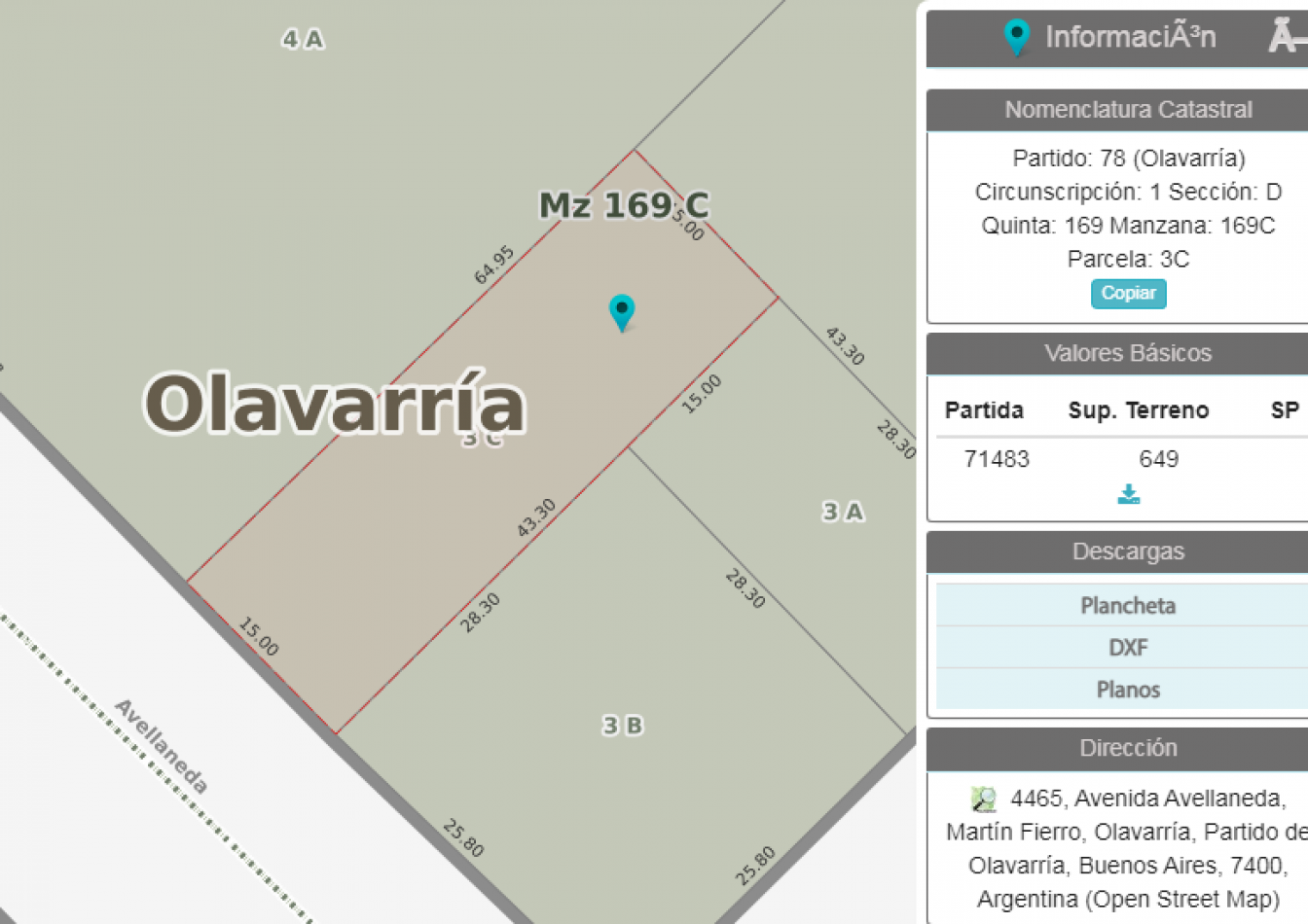 LOTE SOBRE AVENIDA