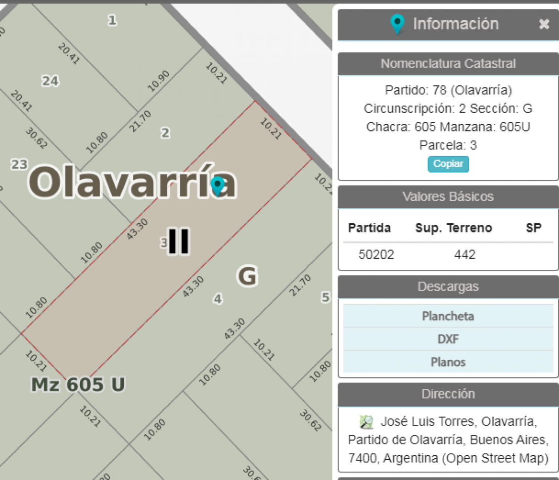 LOTE BARRIO PROVINCIAS ARGENTINAS